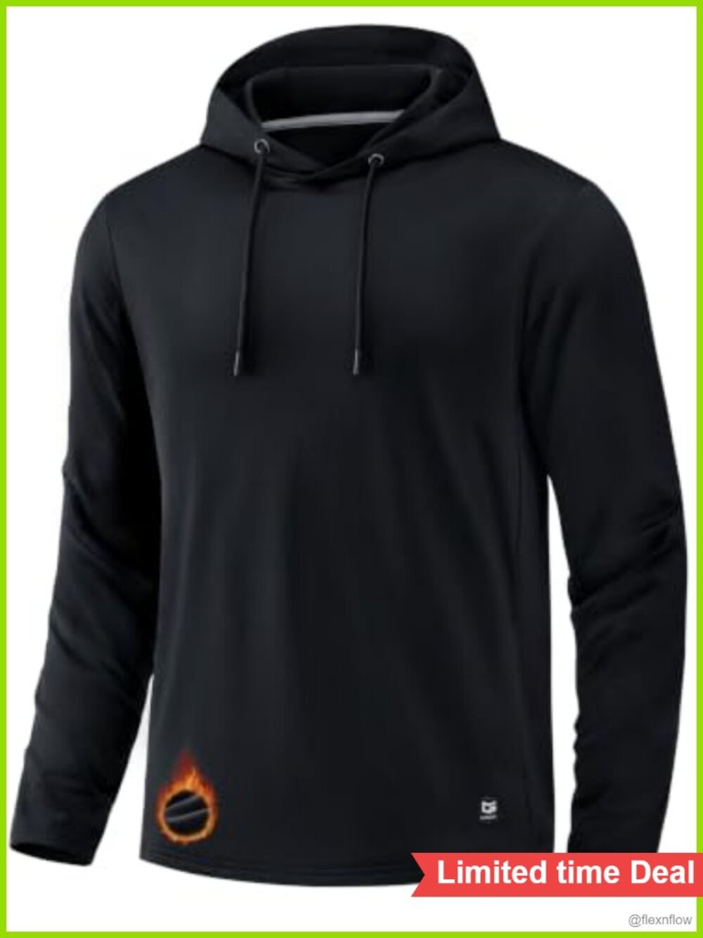 Men's Golf Hoodie Fleece Athletic Stretchy Hooded Sweatshirt